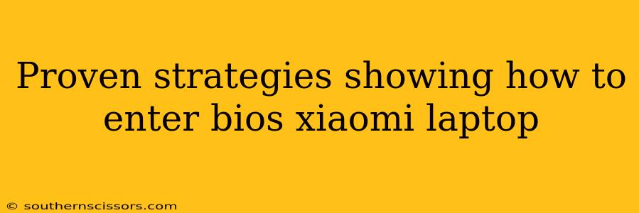 Proven strategies showing how to enter bios xiaomi laptop
